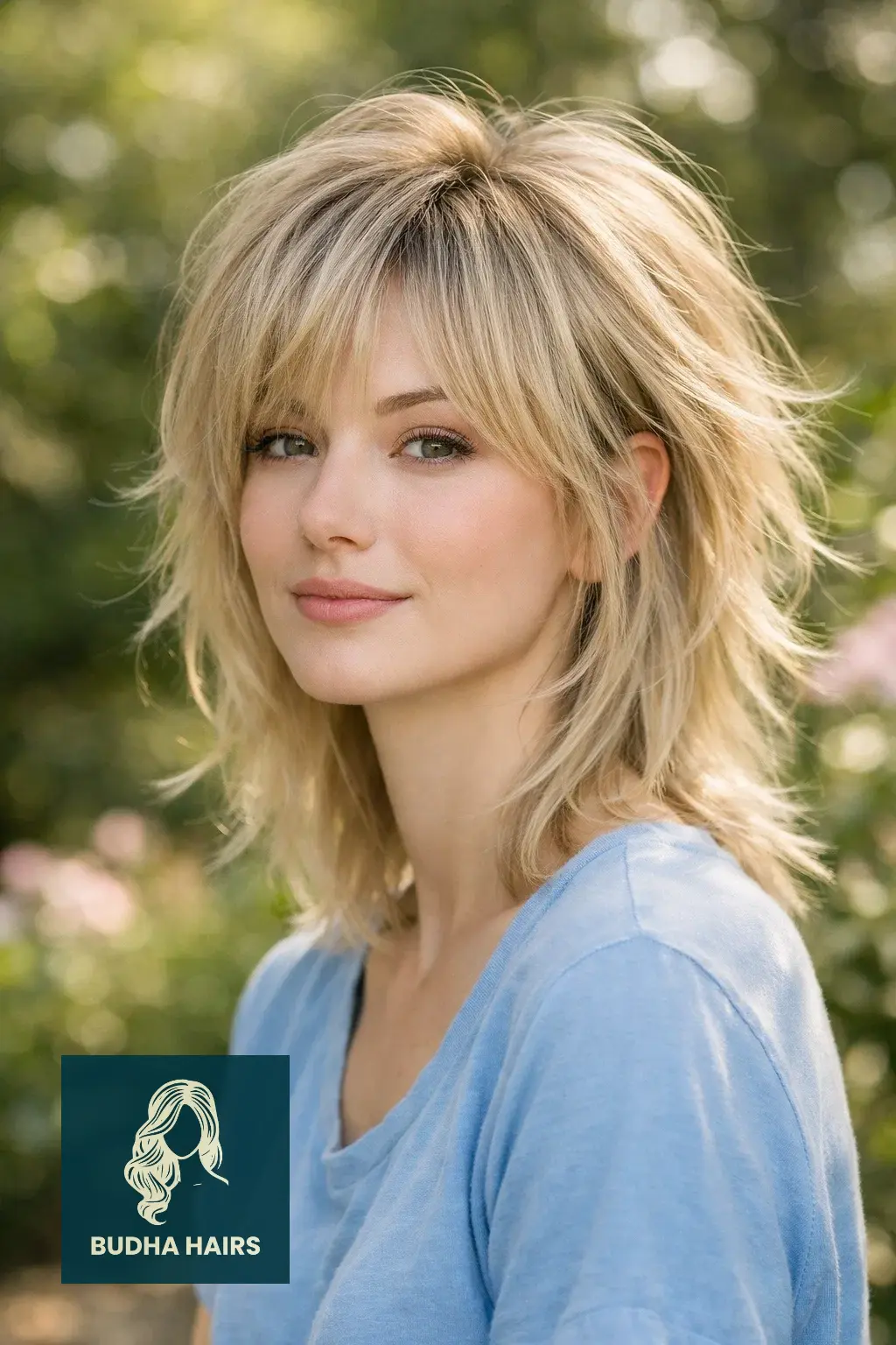 Wolf Cut with Curtain Bangs: 25 Best 2026 Trendy Styles 24 Wispy Ethereal Wolf Cut for Fine Hair